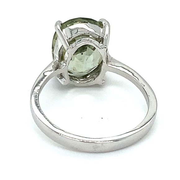 Mint Green Tourmaline 6.80ct Solid 14K Gold Ring - Picture 4 of 6